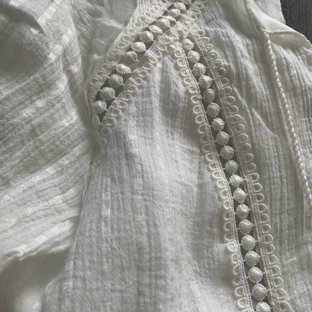 LUNA Mini white boho dress - Picture 7 of 9